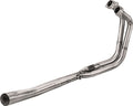 Akrapovic Replacement uitlaatbocht en middenpijp zilver - Kawasaki Z-400 (2019-2024) | Femon Parts