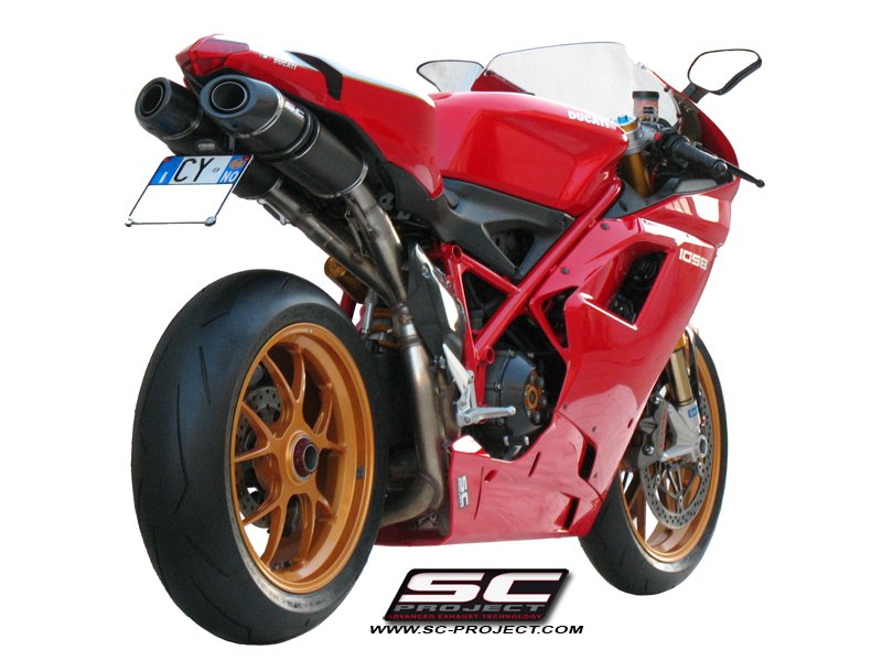 Picture of Pair of Oval carbon fibre exhaust