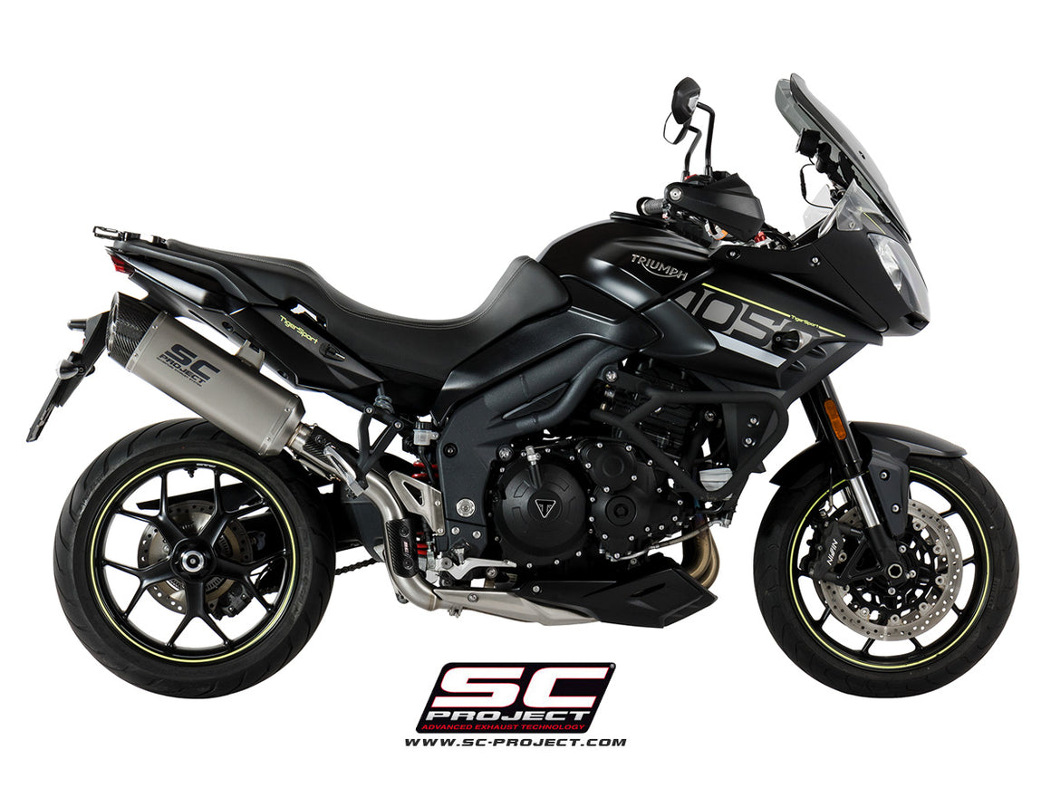 Picture of Adventure titanium exhaust, high mount
