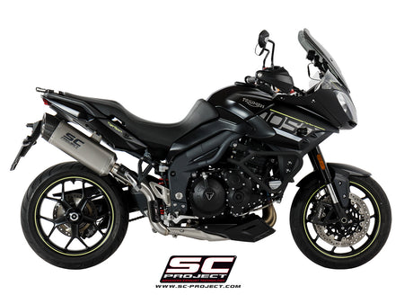 Picture of Adventure titanium exhaust, high mount