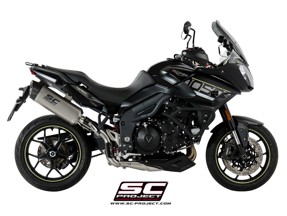 Picture of Adventure titanium exhaust, high mount