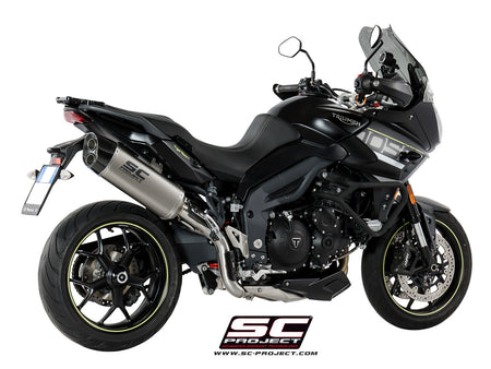 Picture of Adventure titanium exhaust, high mount