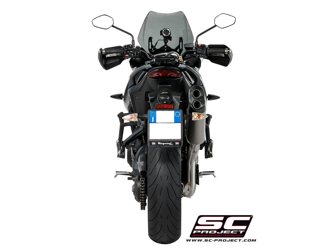 Picture of Adventure titanium exhaust, high mount