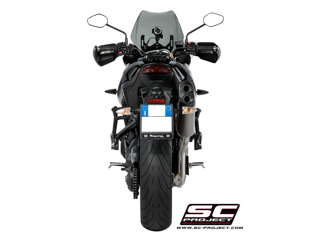 Picture of Adventure titanium exhaust, high mount