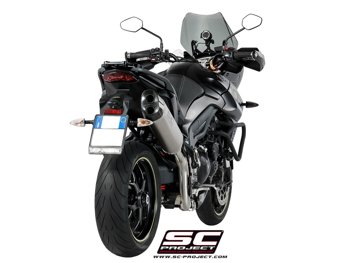 Picture of Adventure titanium exhaust, high mount