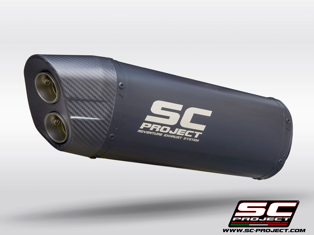 Picture of Adventure titanium exhaust, matt black