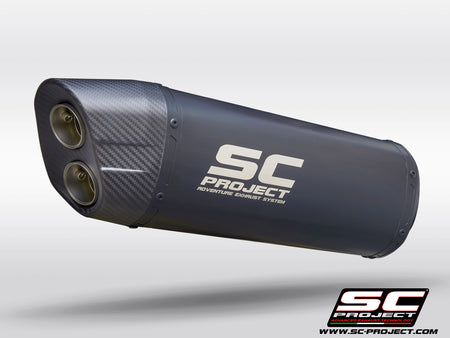 Picture of Adventure titanium exhaust, matt black