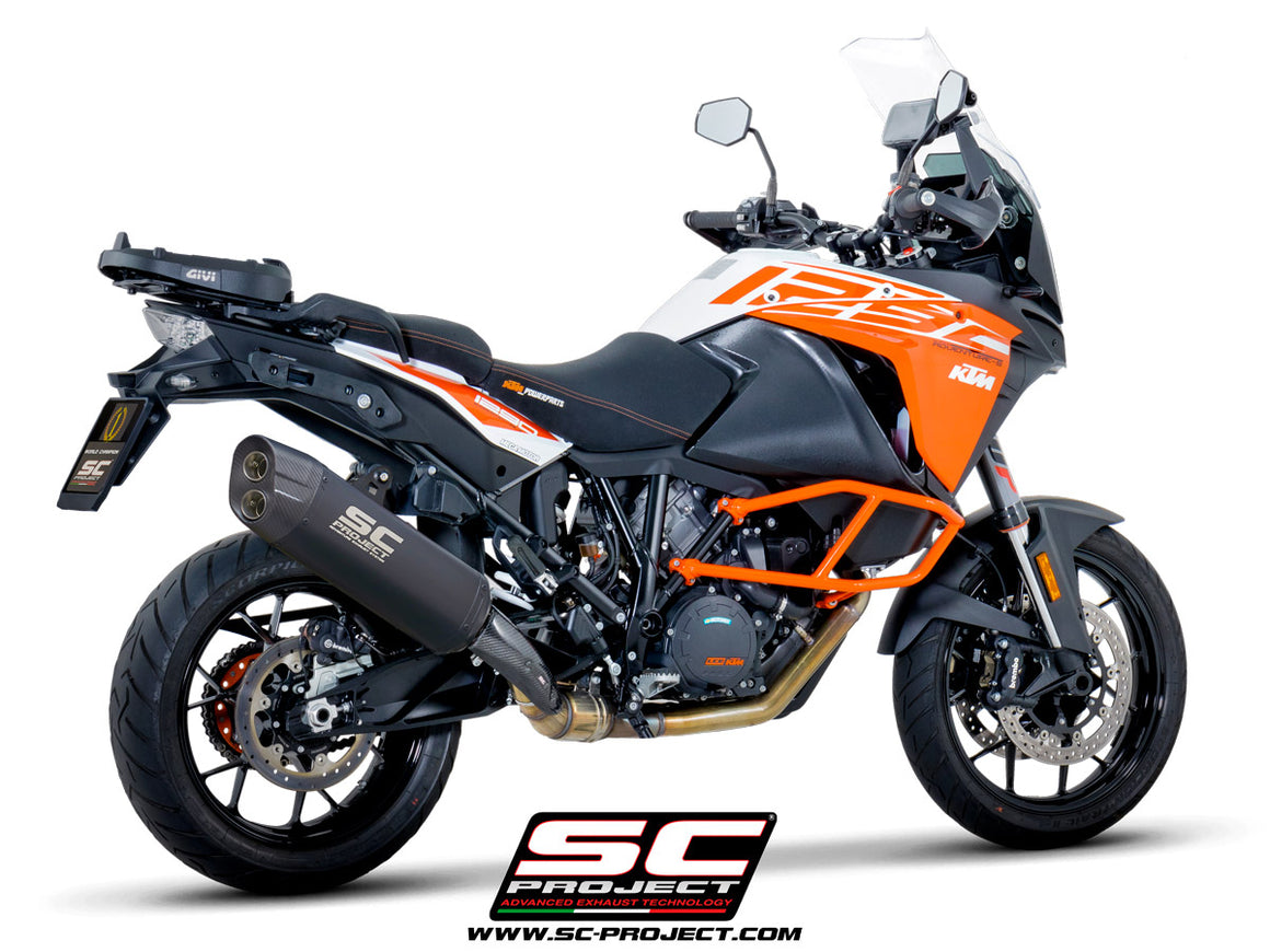Picture of Adventure titanium exhaust, matt black
