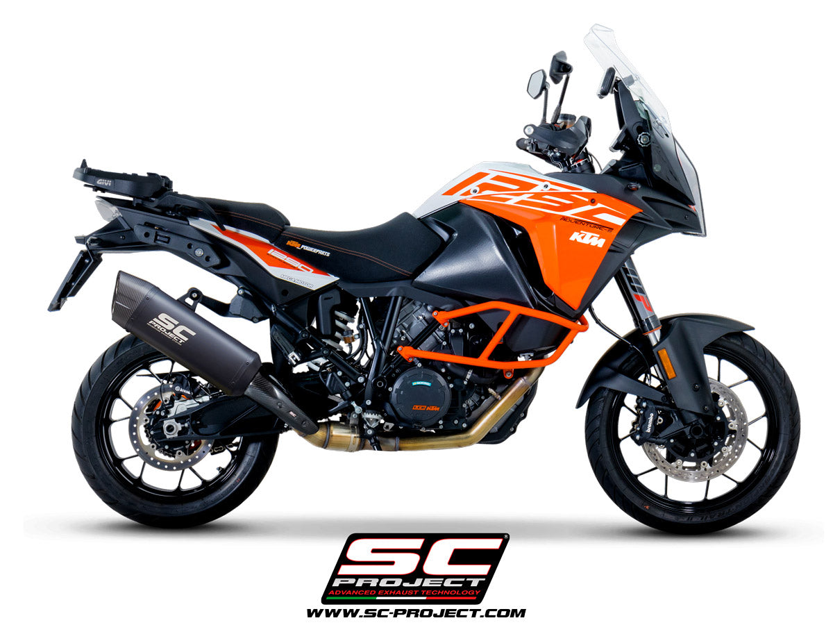 Picture of Adventure titanium exhaust, matt black