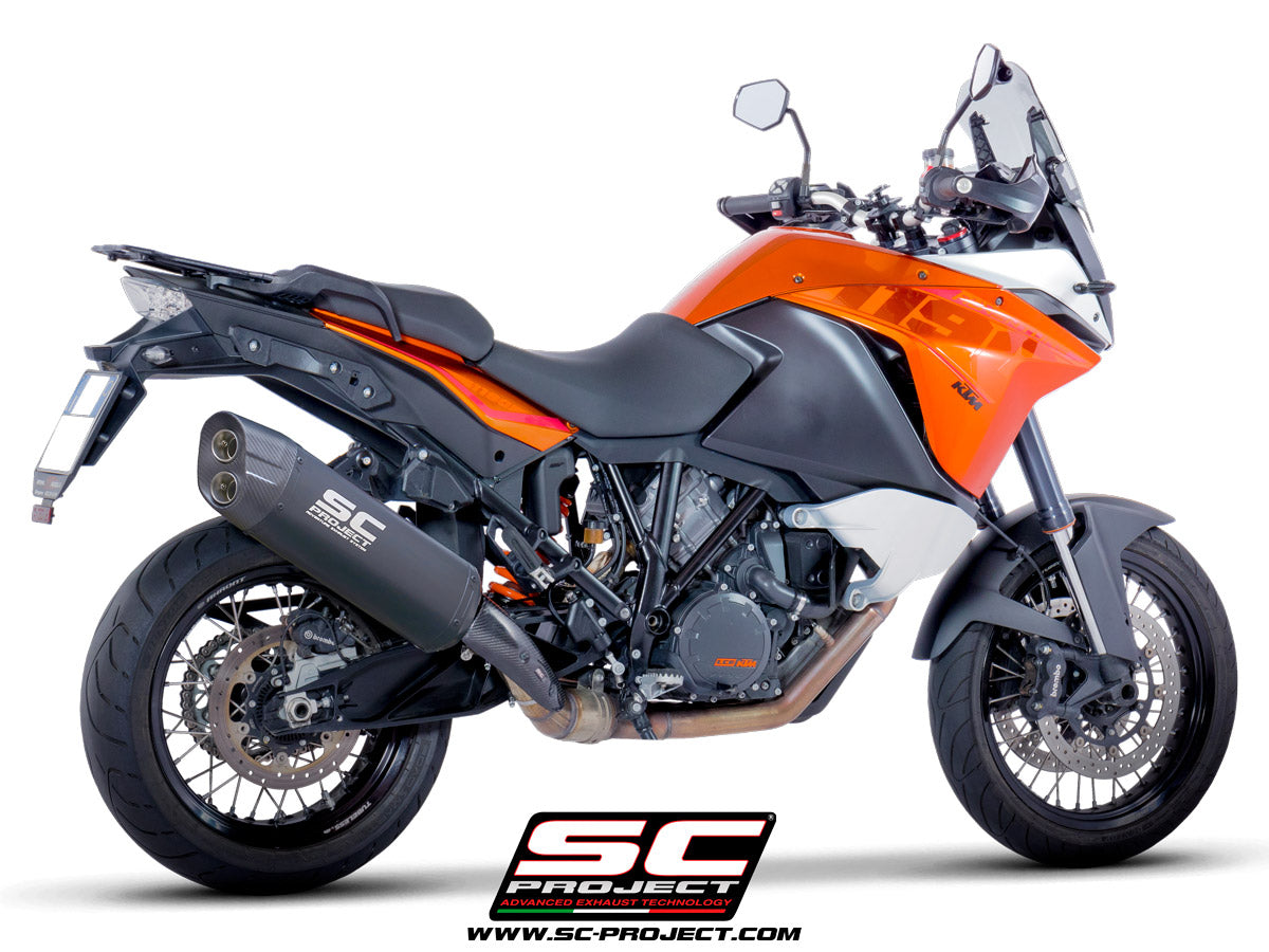 Picture of Adventure titanium exhaust, matt black