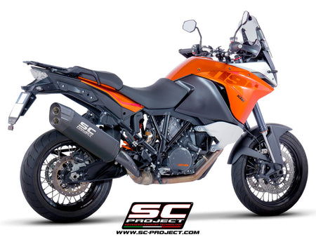 Picture of Adventure titanium exhaust, matt black