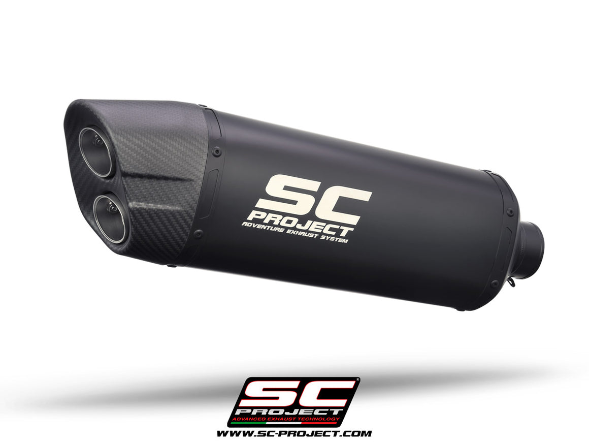 Picture of Adventure titanium exhaust, matt black
