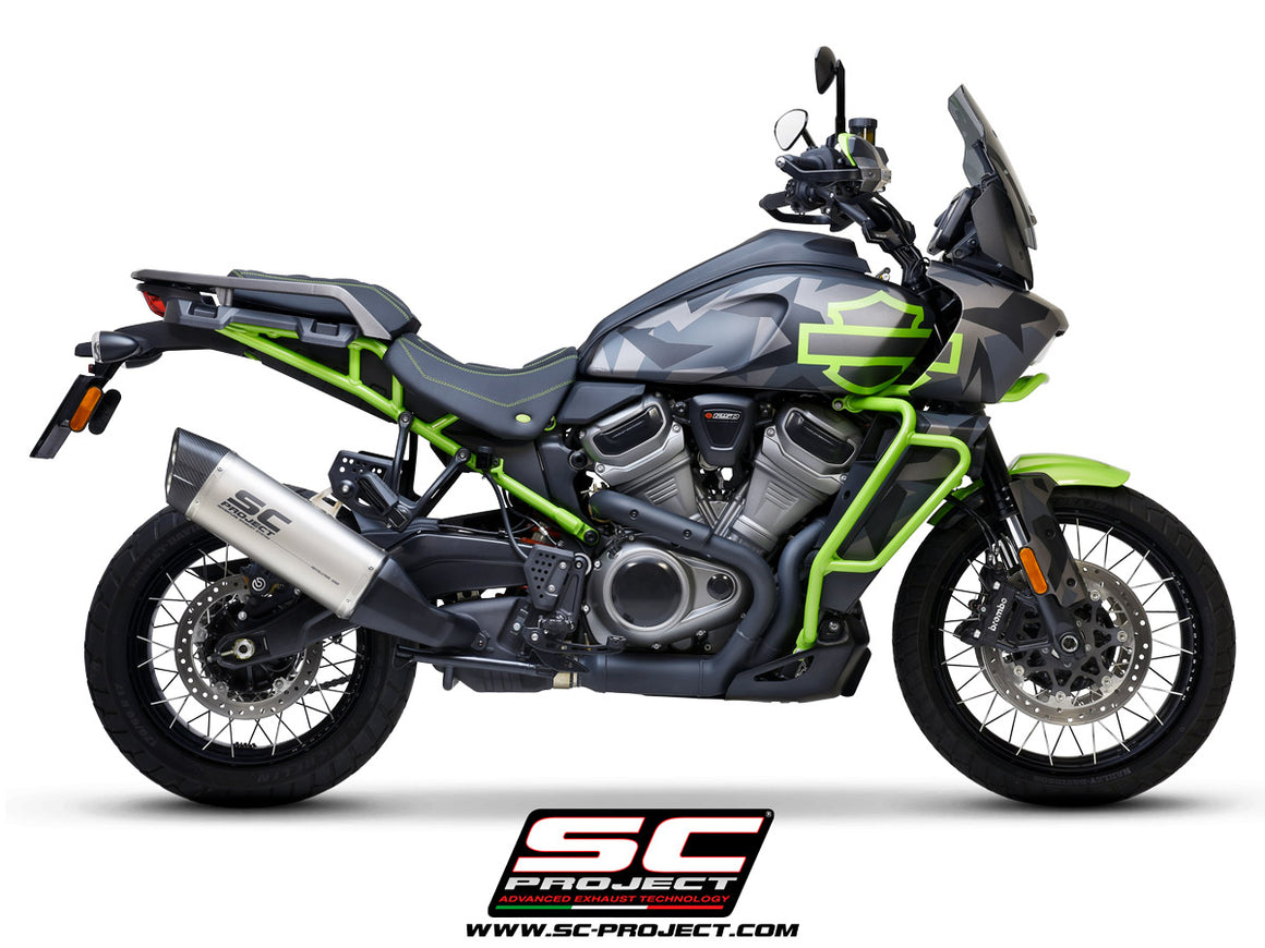 Picture of Adventure titanium exhaust, matt black