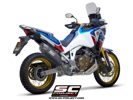 Picture of Adventure titanium exhaust, matt black