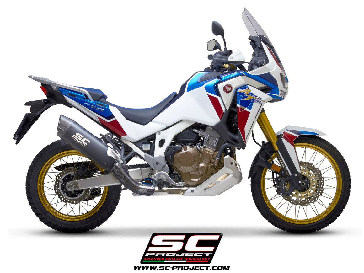 Picture of Adventure titanium exhaust, matt black