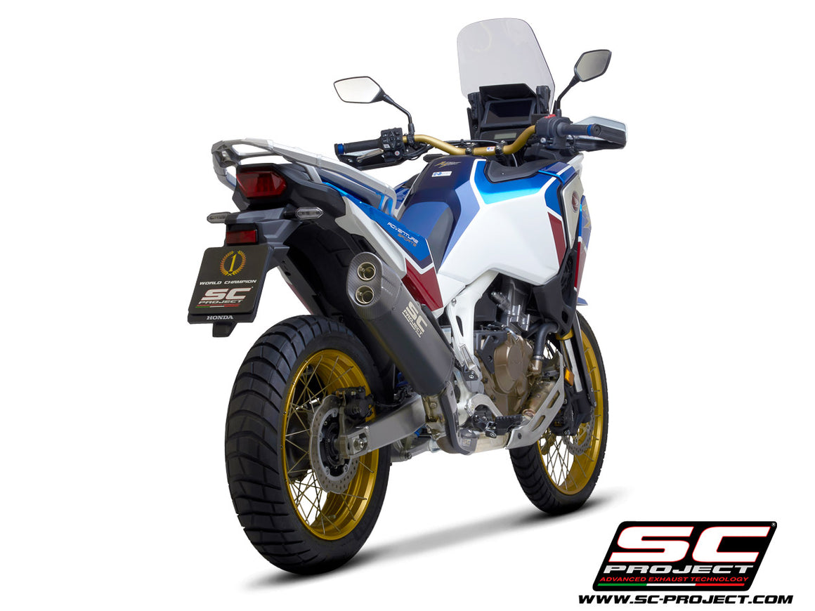 Picture of Adventure titanium exhaust, matt black