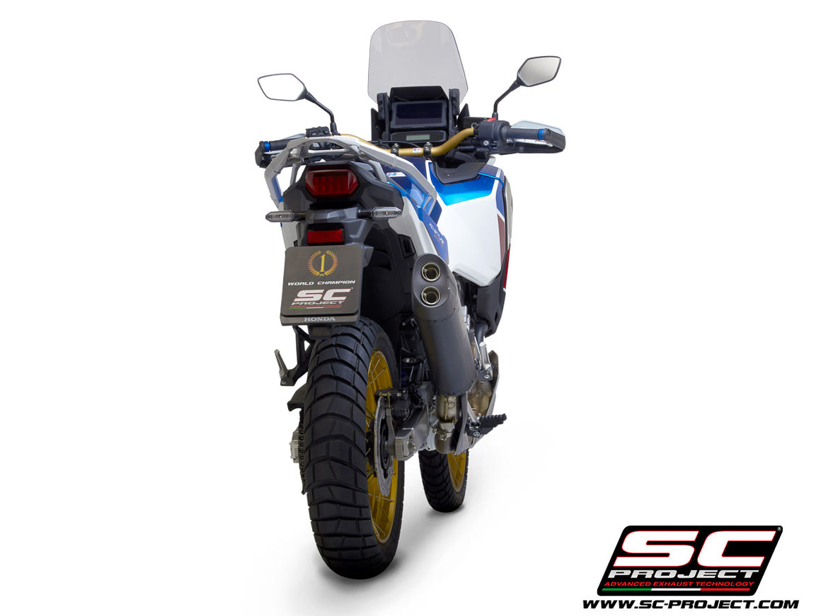 Picture of Adventure titanium exhaust, matt black