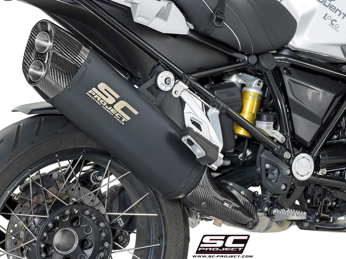 Picture of Adventure titanium exhaust, matt black