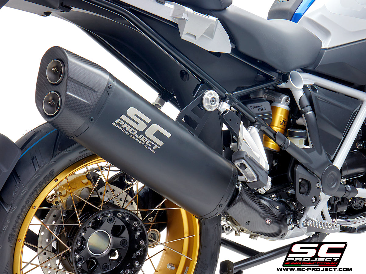Picture of Adventure titanium exhaust, matt black