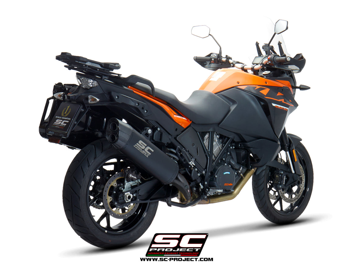 Picture of Adventure titanium exhaust, matt black