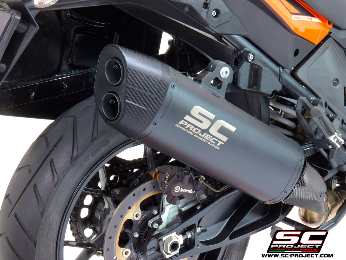 Picture of Adventure titanium exhaust, matt black