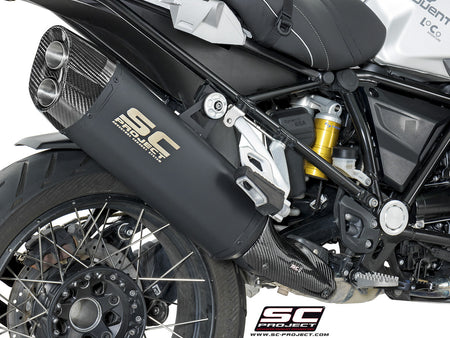Picture of Adventure titanium exhaust, matt black