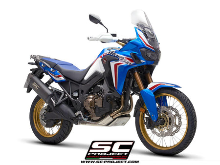 Picture of Adventure titanium exhaust, matt black