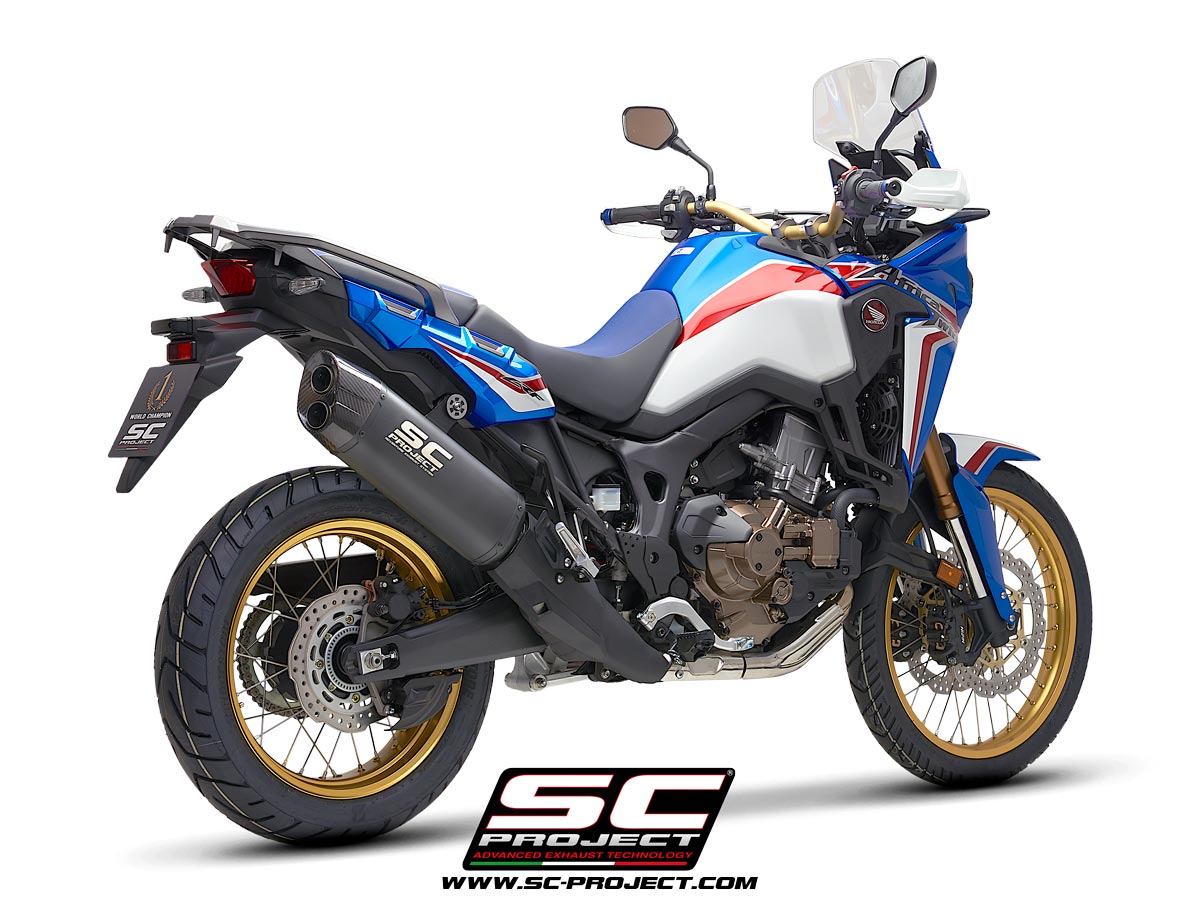 Picture of Adventure titanium exhaust, matt black