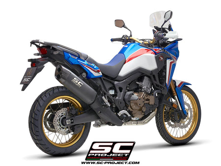 Picture of Adventure titanium exhaust, matt black