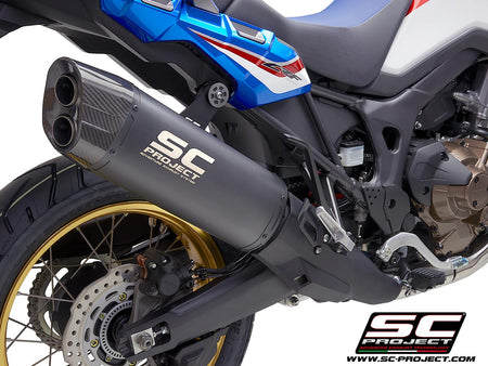 Picture of Adventure titanium exhaust, matt black