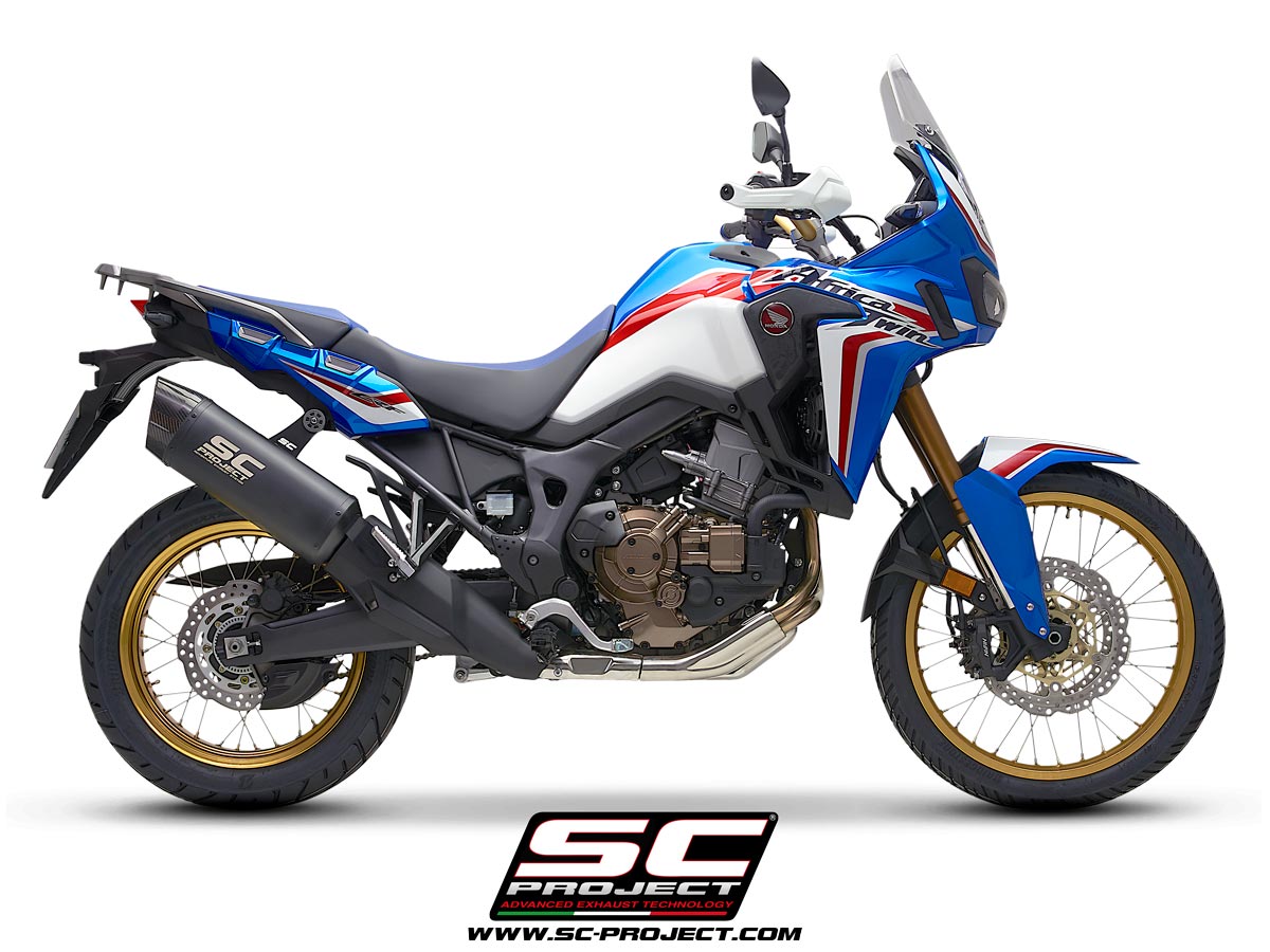 Picture of Adventure titanium exhaust, matt black
