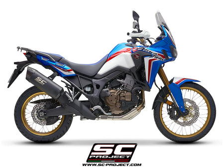 Picture of Adventure titanium exhaust, matt black
