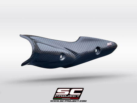 Picture of carbon fibre heat shield protection