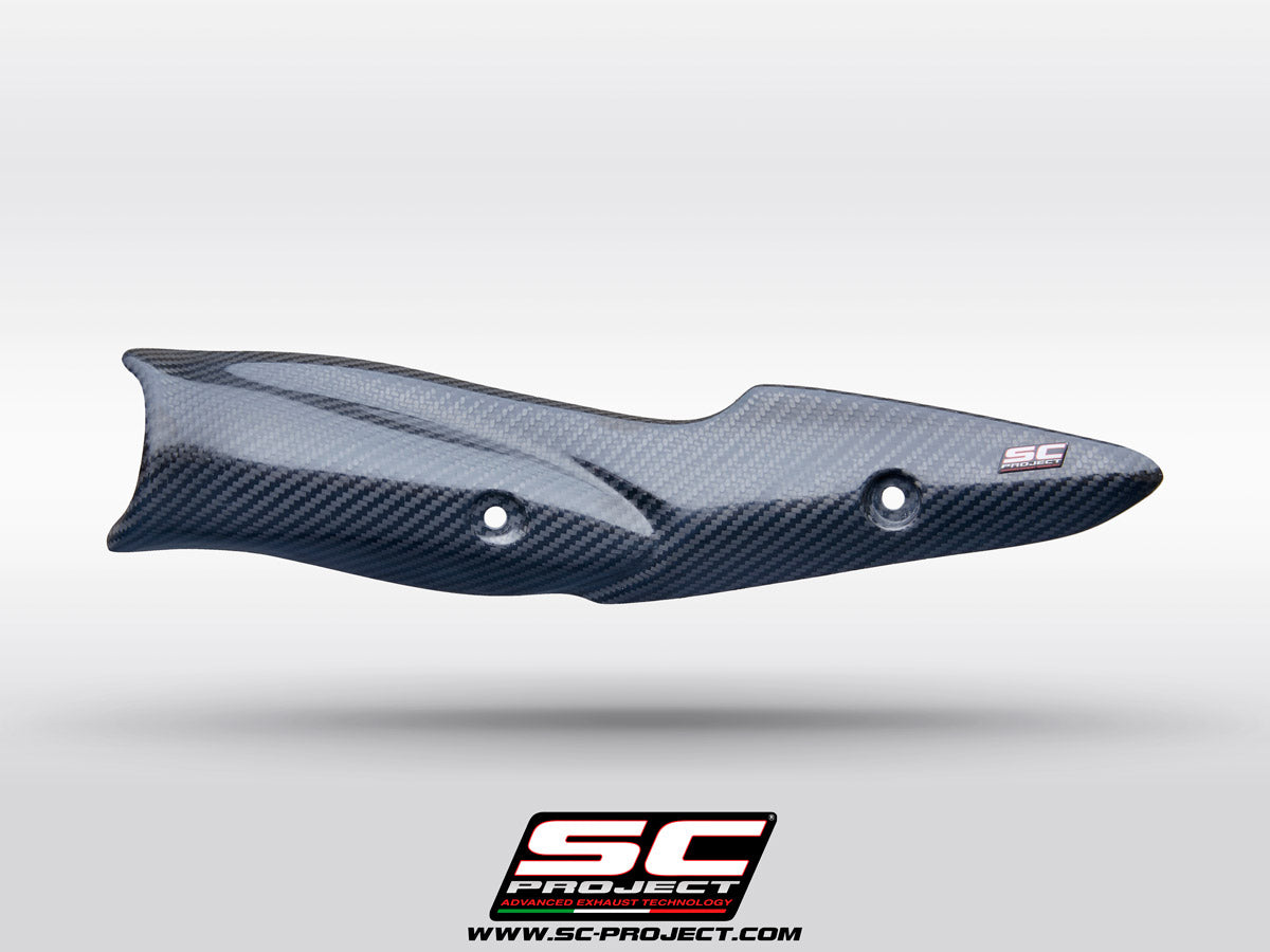 Picture of carbon fibre heat shield protection