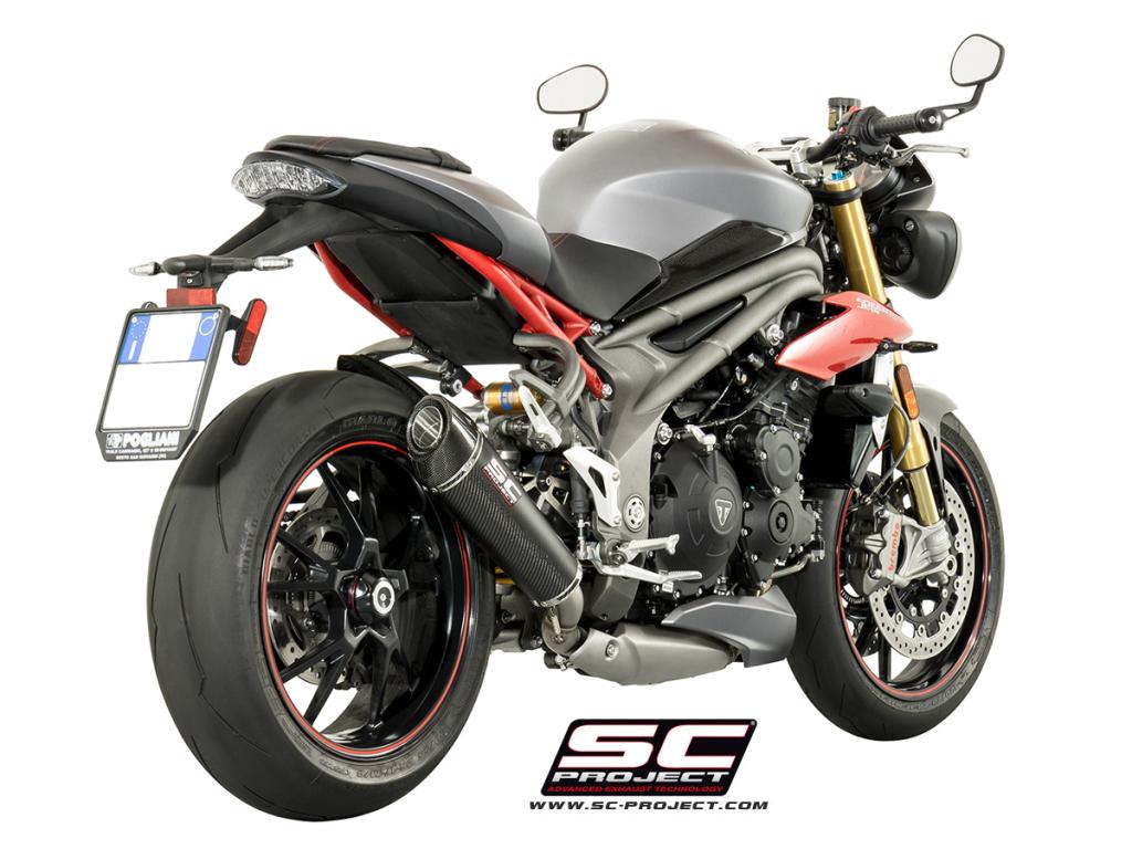 Picture of Conic carbon fibre exhaust, low mount