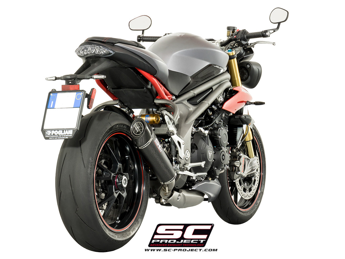 Picture of Conic carbon fibre exhaust, low mount