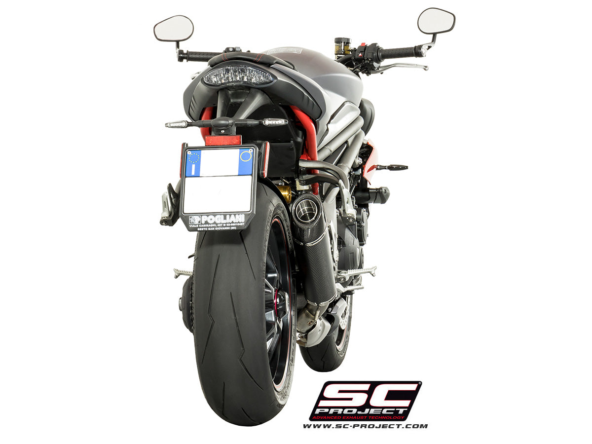 Picture of Conic carbon fibre exhaust, low mount