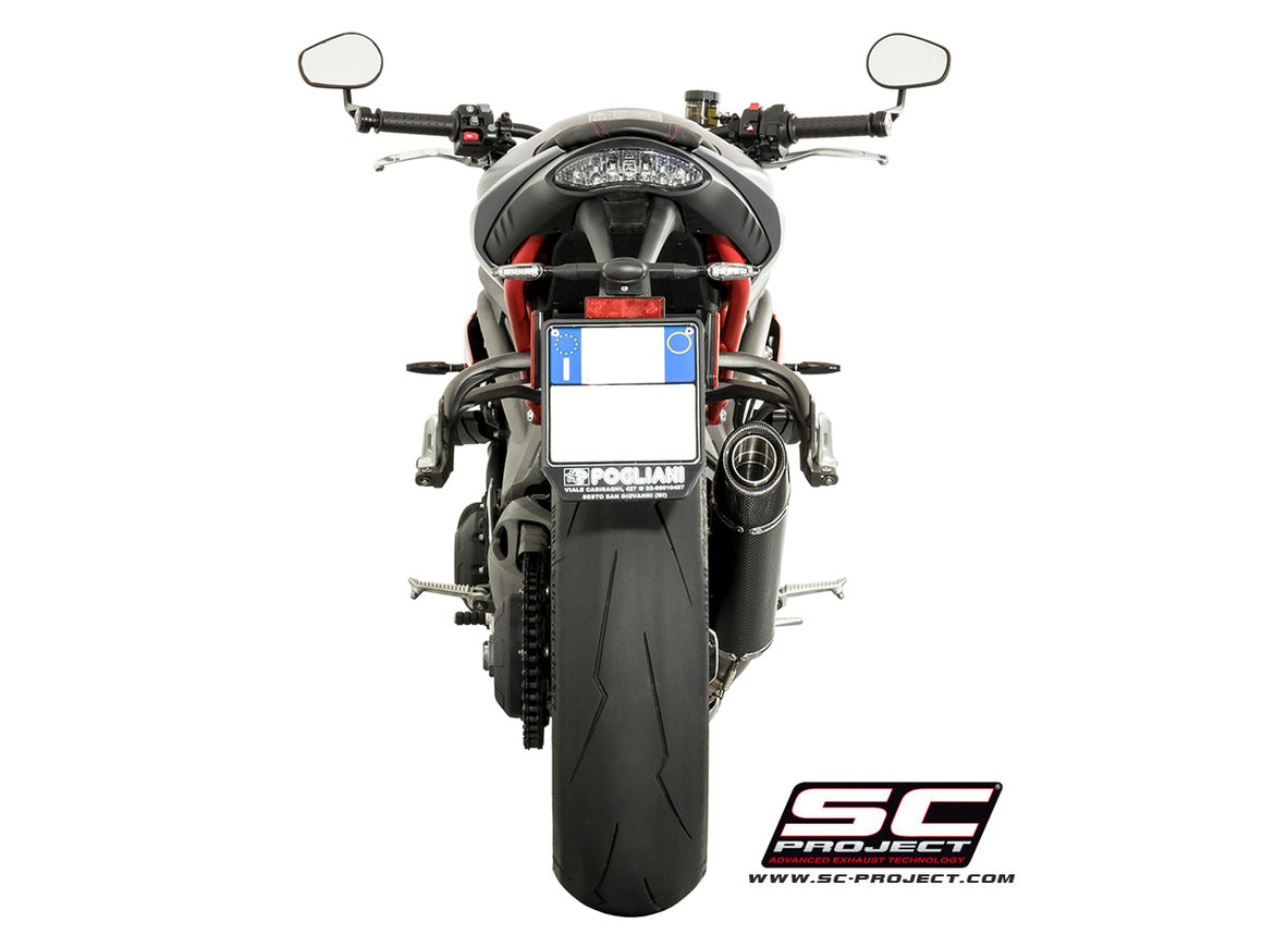 Picture of Conic carbon fibre exhaust, low mount