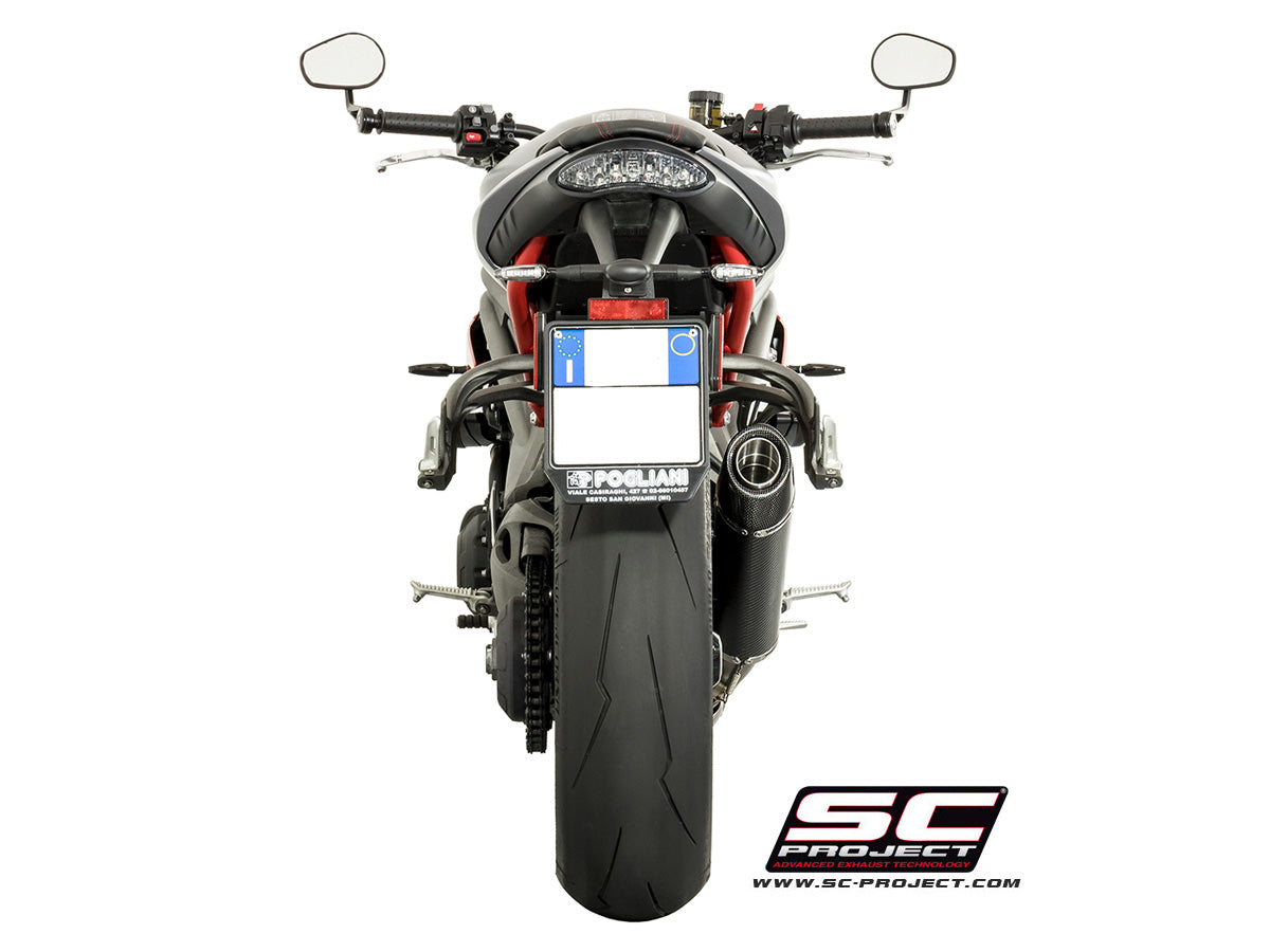 Picture of Conic carbon fibre exhaust, low mount