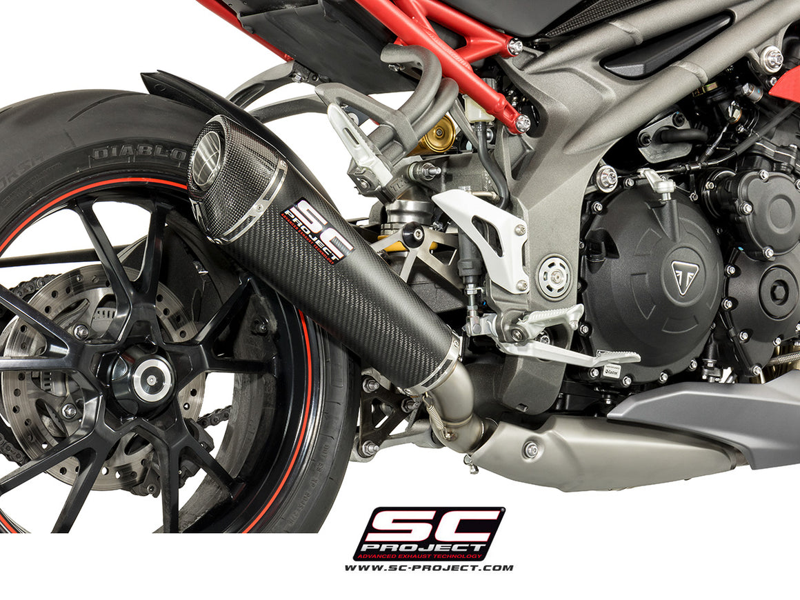 Picture of Conic carbon fibre exhaust, low mount