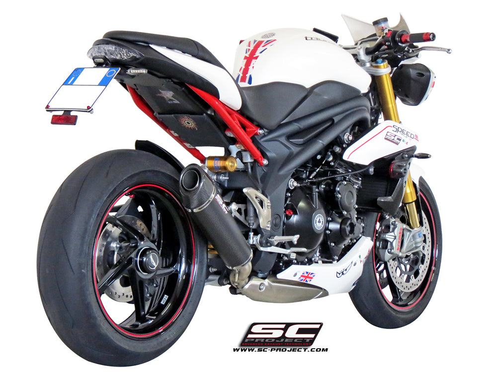 Picture of Conic carbon fibre exhaust, low mount