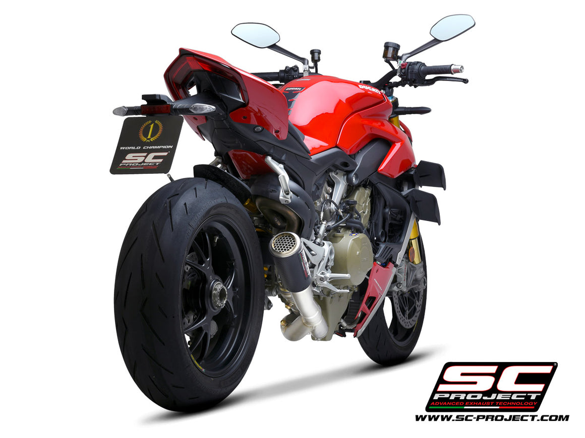Picture of 2-1 Half-system titanium, with CR-T M2 carbon fibre exhaust