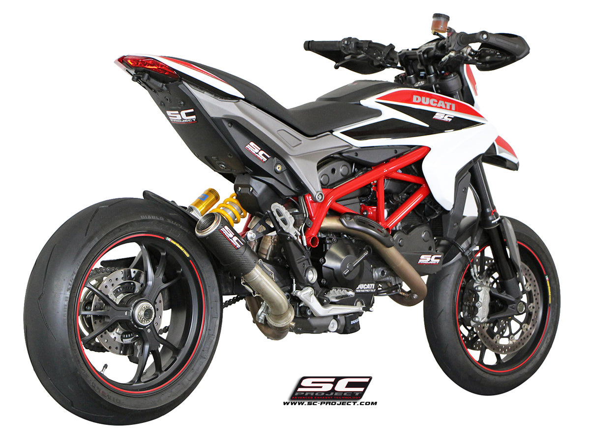 Picture of CR-T carbon fibre exhaust, low mount