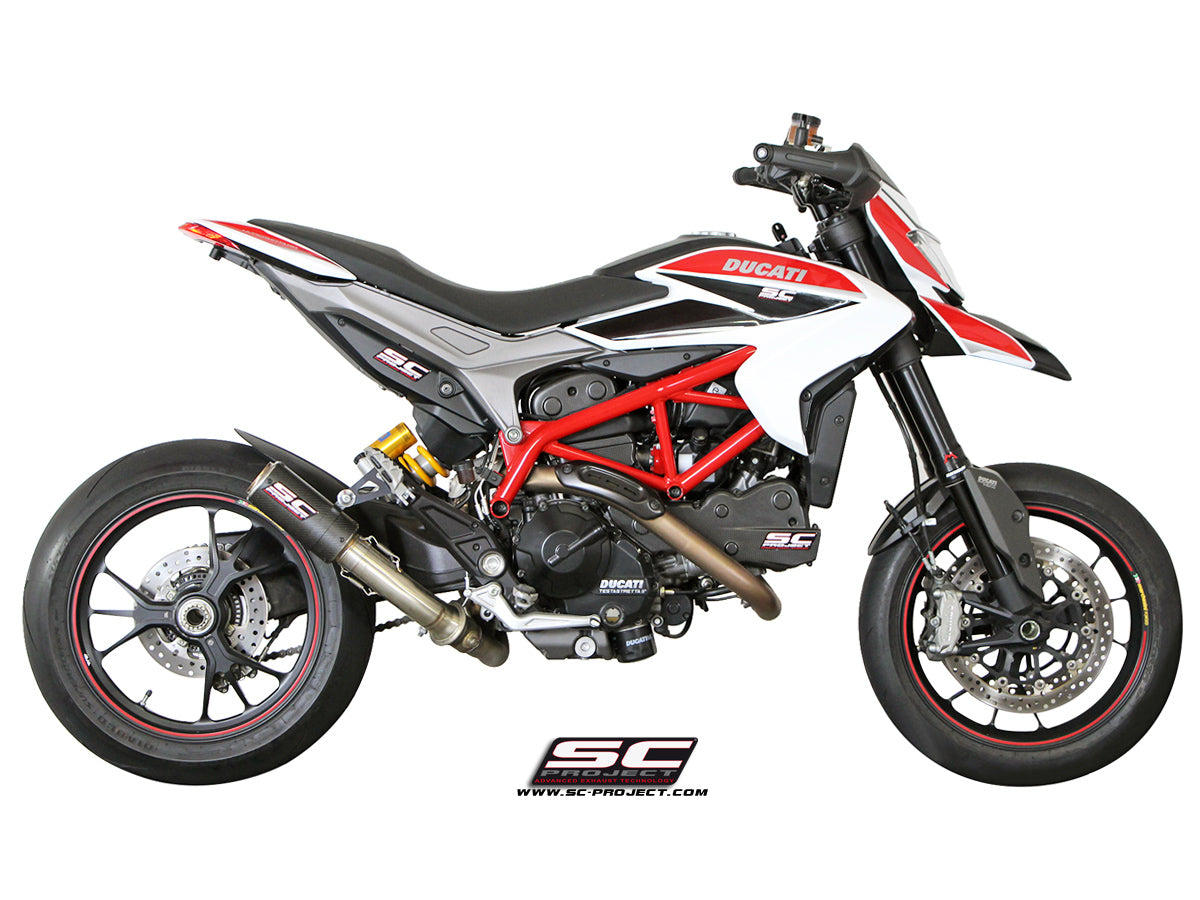 Picture of CR-T carbon fibre exhaust, low mount
