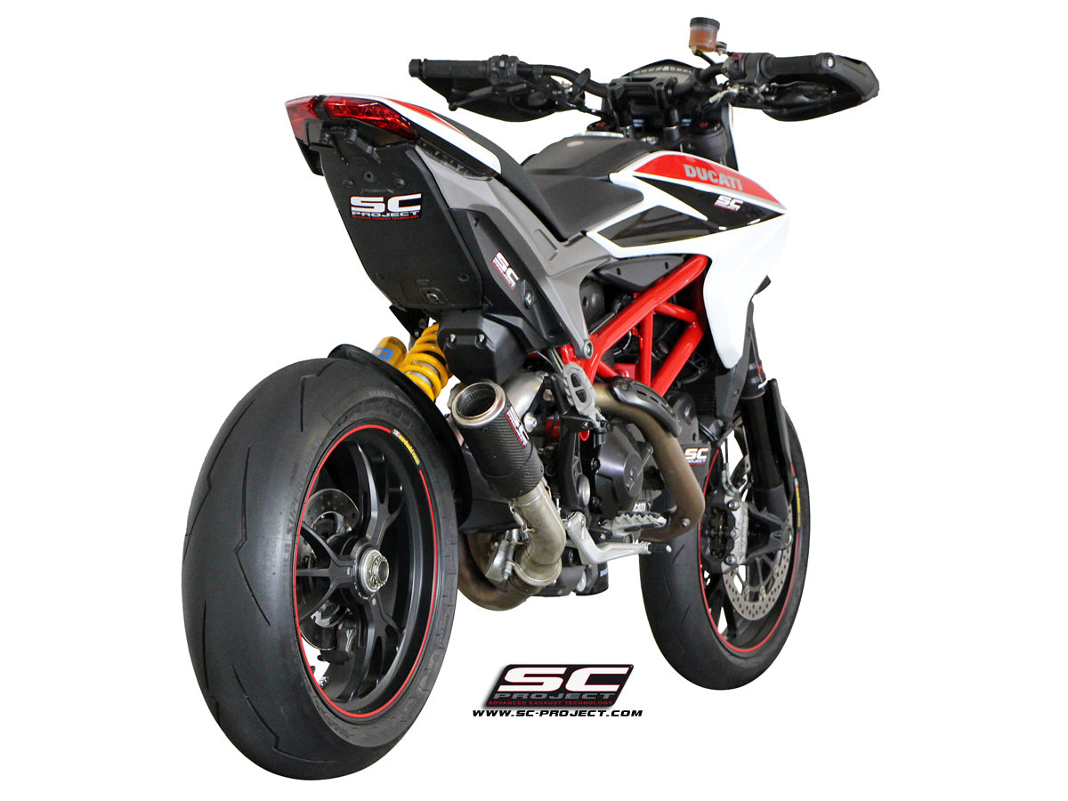 Picture of CR-T carbon fibre exhaust, low mount