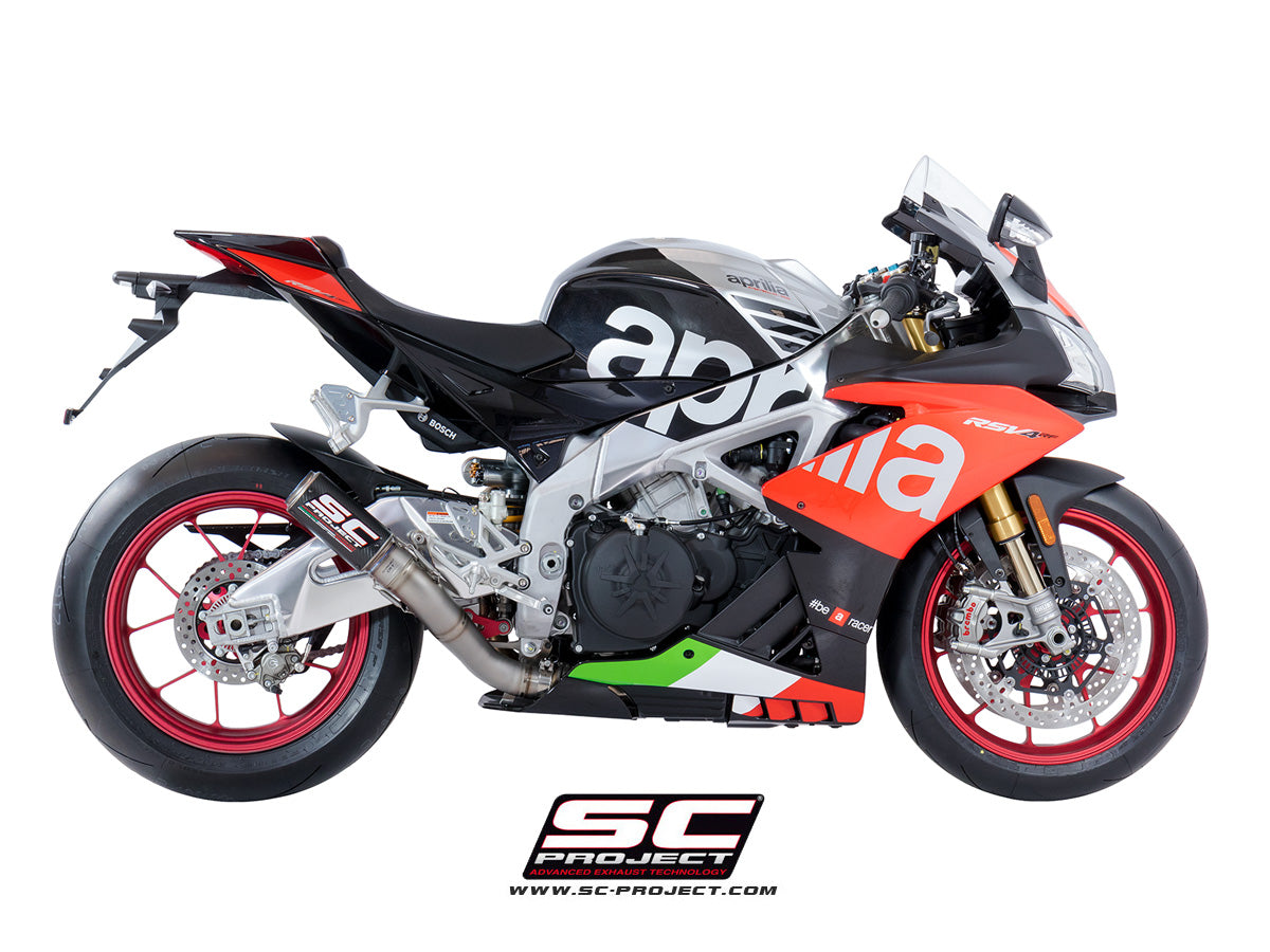 Picture of CR-T carbon fibre exhaust, high mount