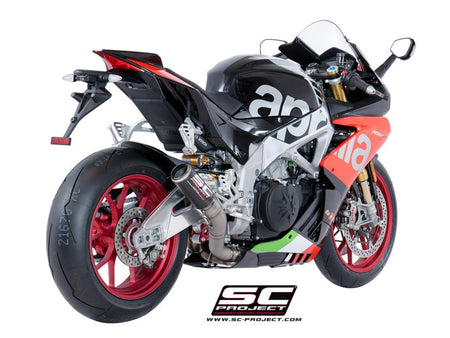 Picture of CR-T carbon fibre exhaust, high mount