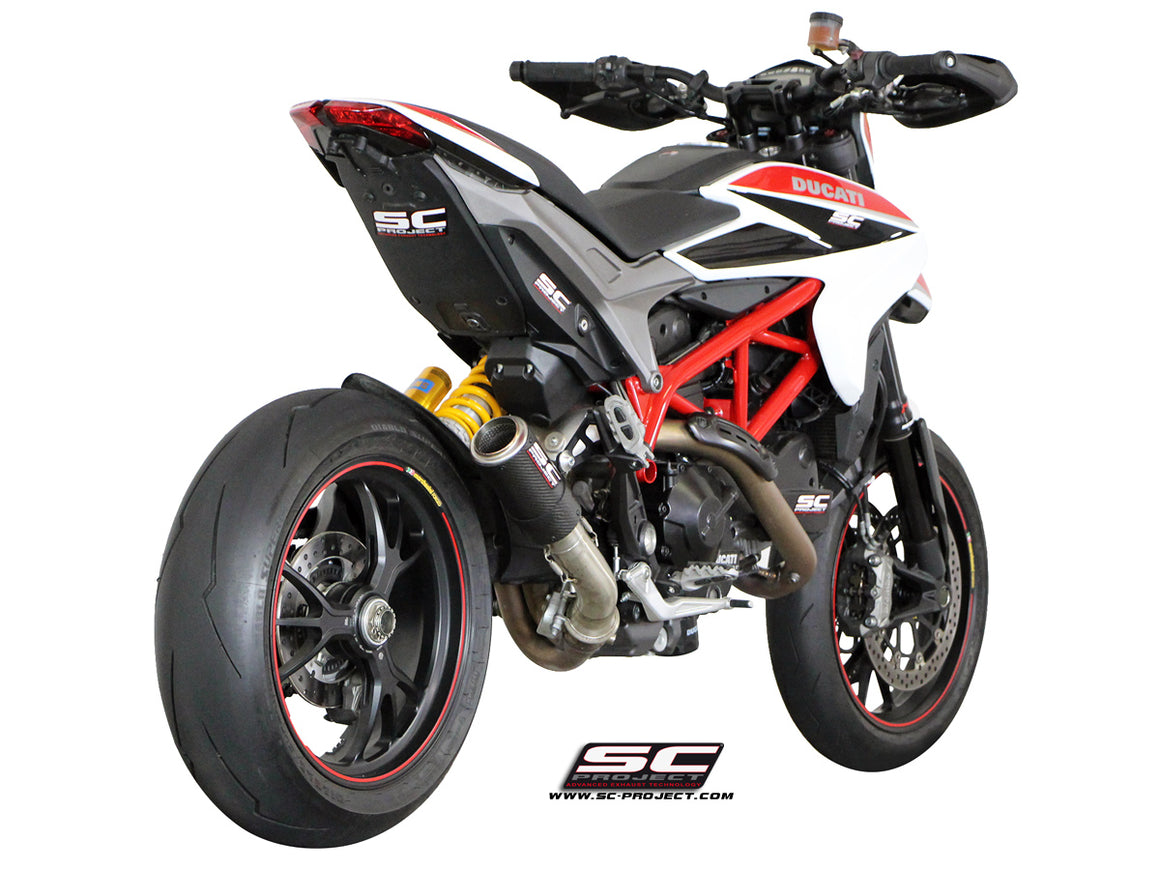 Picture of CR-T carbon fibre exhaust, low mount