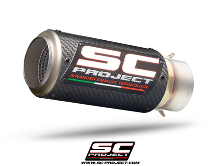 Picture of CR-T carbon fibre exhaust, 60 mm inlet diameter