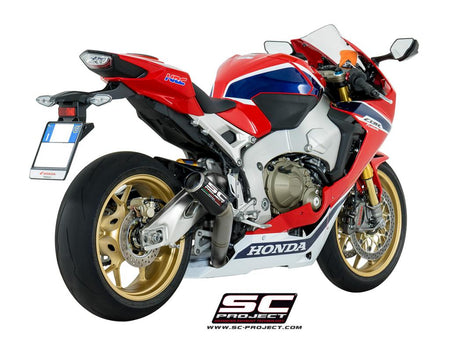 Picture of CR-T carbon fibre exhaust, high mount